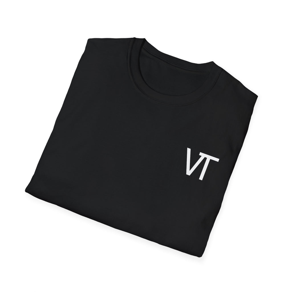 Unisex Softstyle T-Shirt with VT Design - Casual Graphic Tee for Everyday Wear, Gift, Summer Style, Trendy Apparel