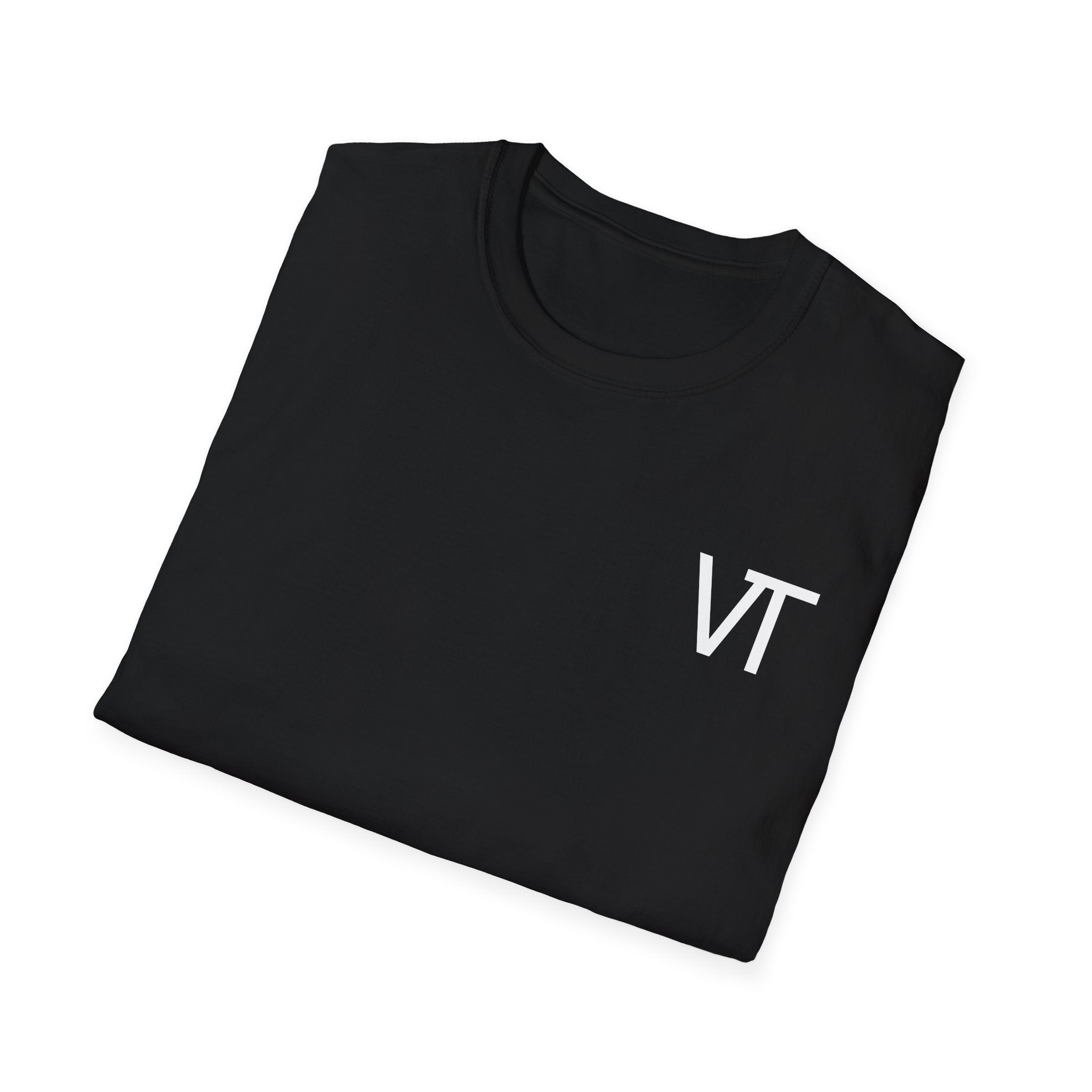 Unisex Softstyle T-Shirt with VT Design - Casual Graphic Tee for Everyday Wear, Gift, Summer Style, Trendy Apparel