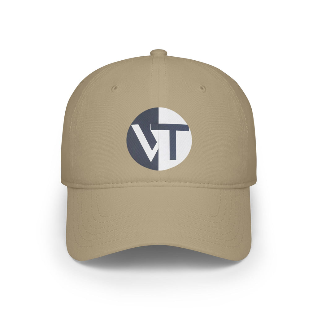 VT Monogram Low Profile Baseball Cap — Minimalist Logo Hat