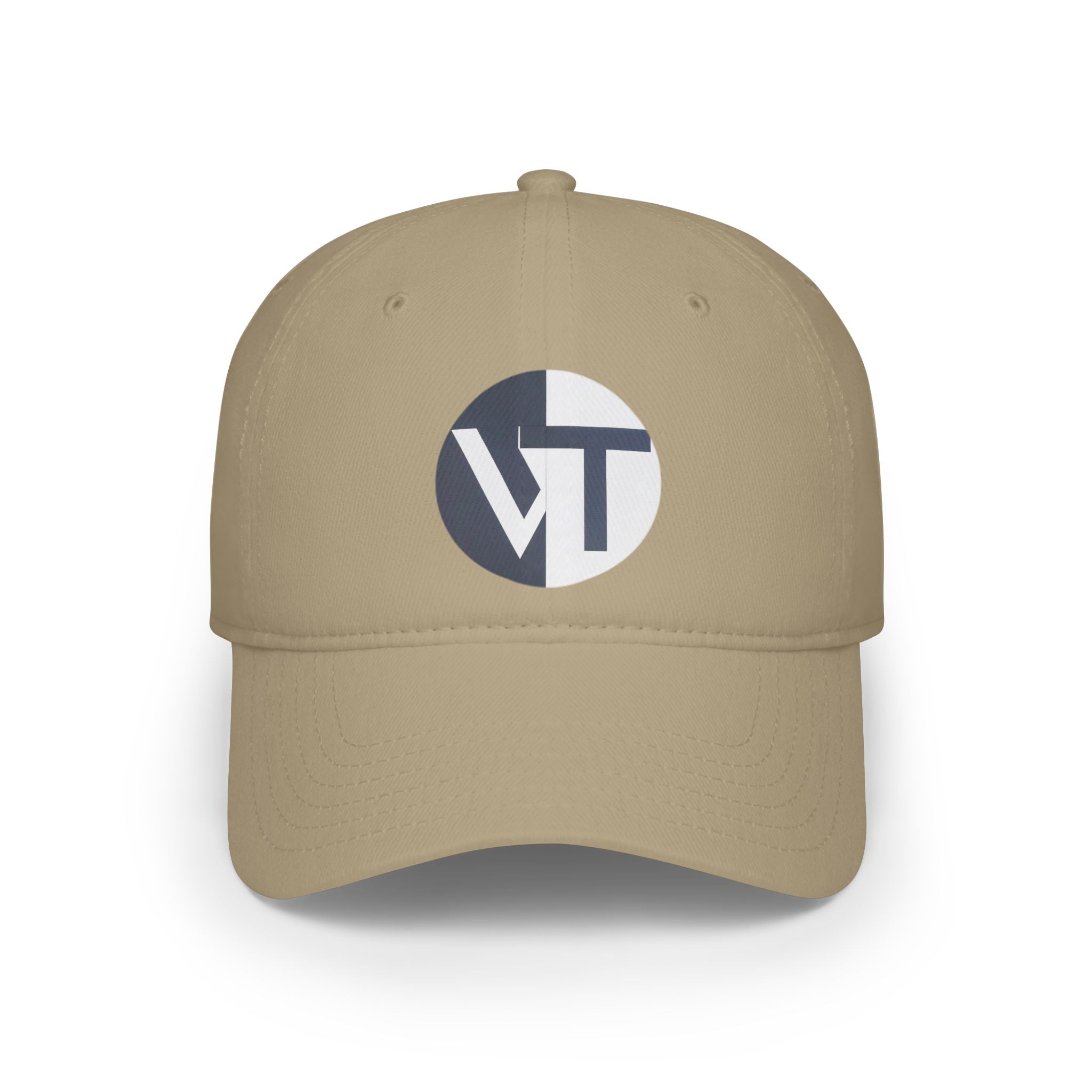 VT Monogram Low Profile Baseball Cap — Minimalist Logo Hat