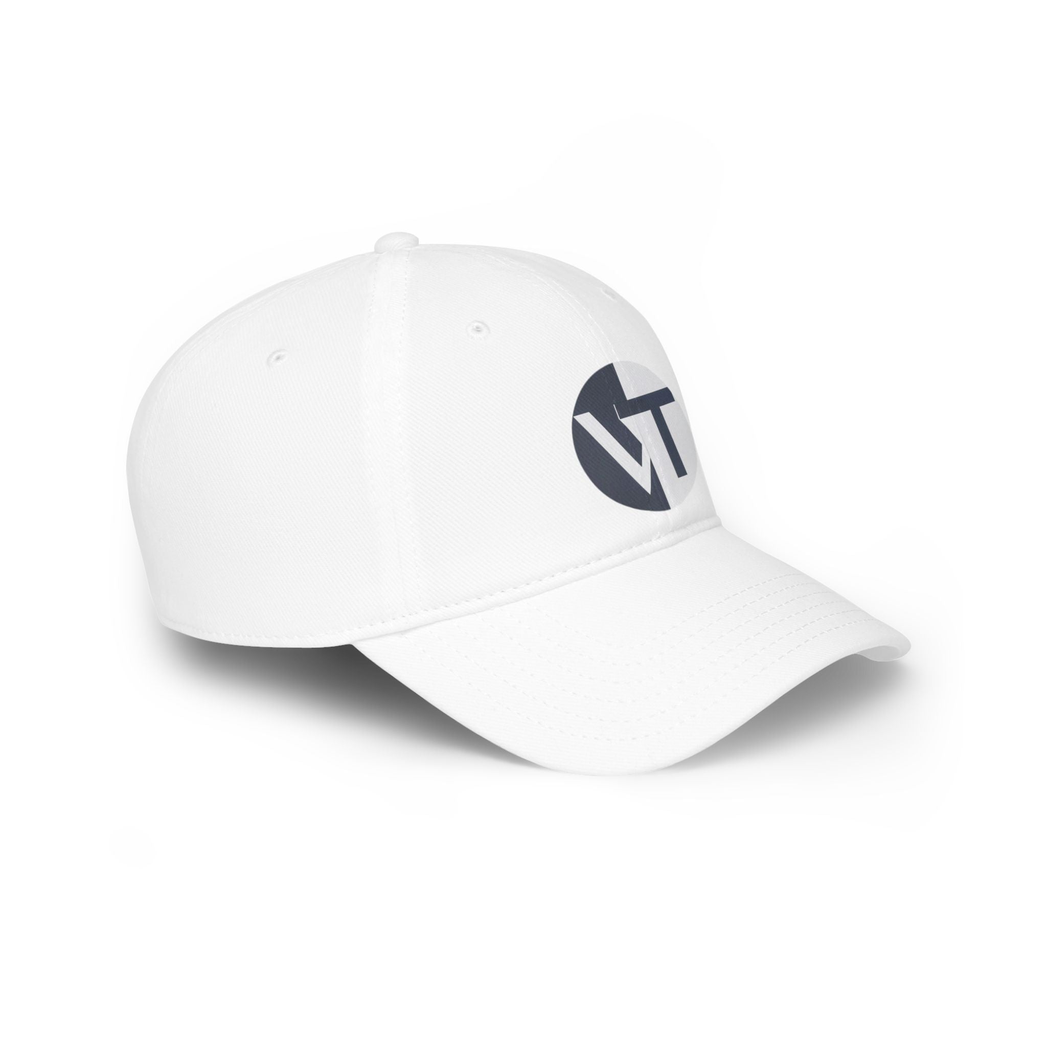 VT Monogram Low Profile Baseball Cap — Minimalist Logo Hat