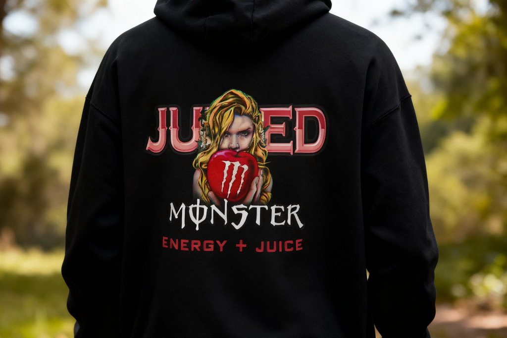 Hoodie - Juiced Monster Energy Graphic Pullover