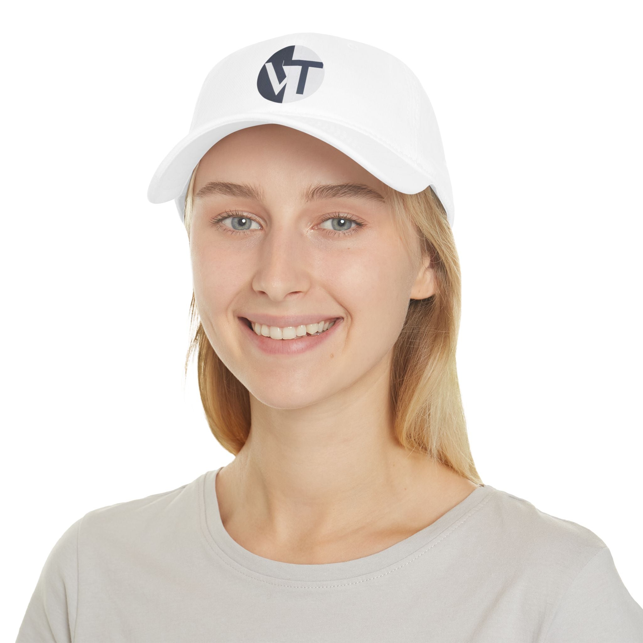 VT Monogram Low Profile Baseball Cap — Minimalist Logo Hat