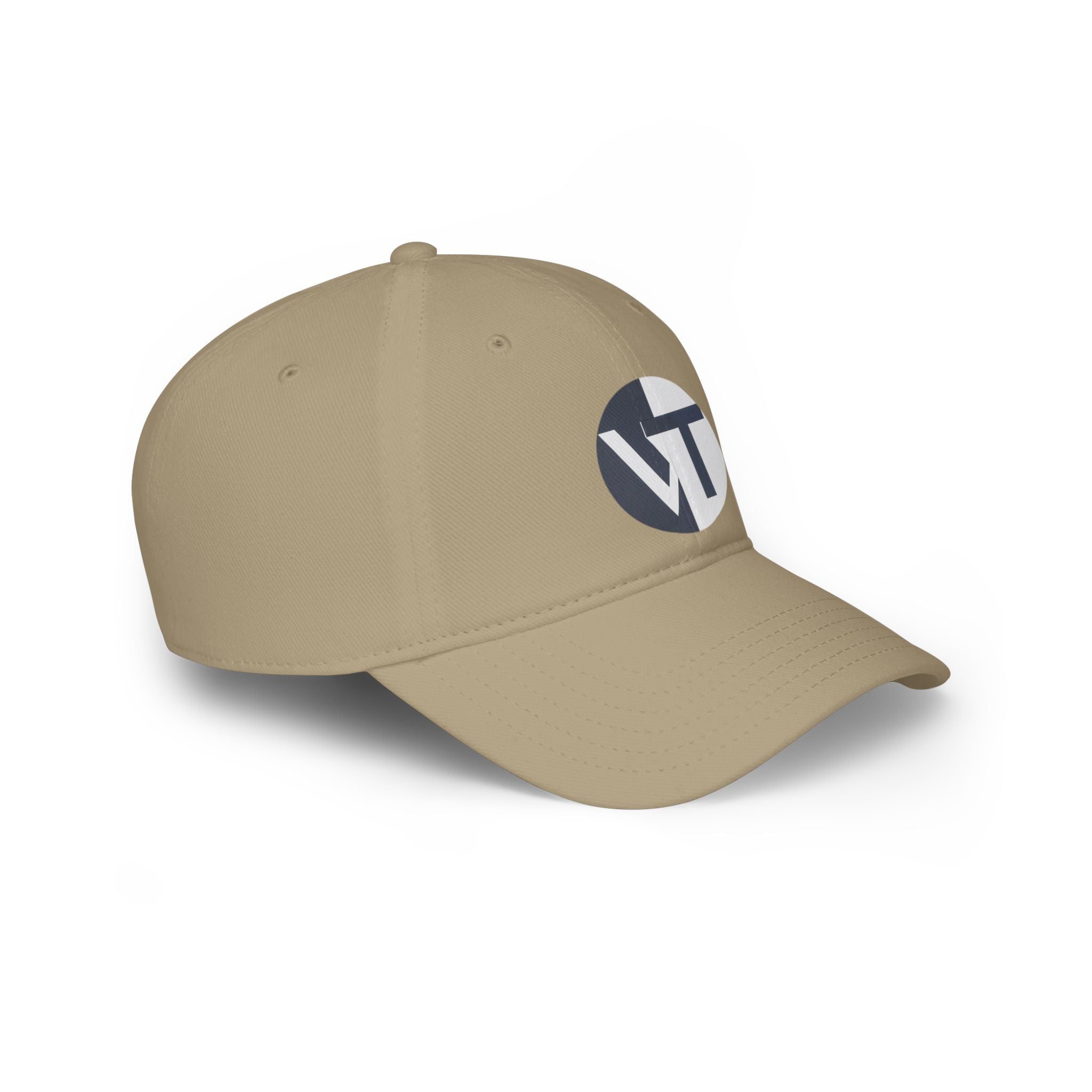 VT Monogram Low Profile Baseball Cap — Minimalist Logo Hat