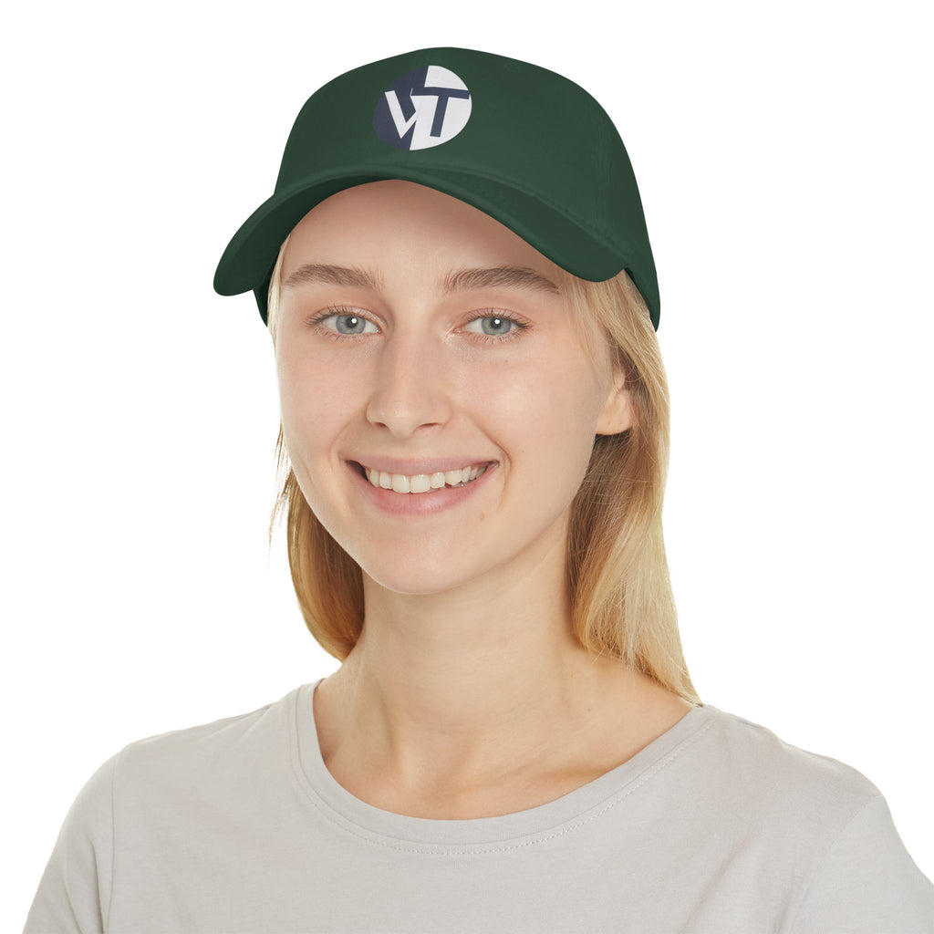 VT Monogram Low Profile Baseball Cap — Minimalist Logo Hat