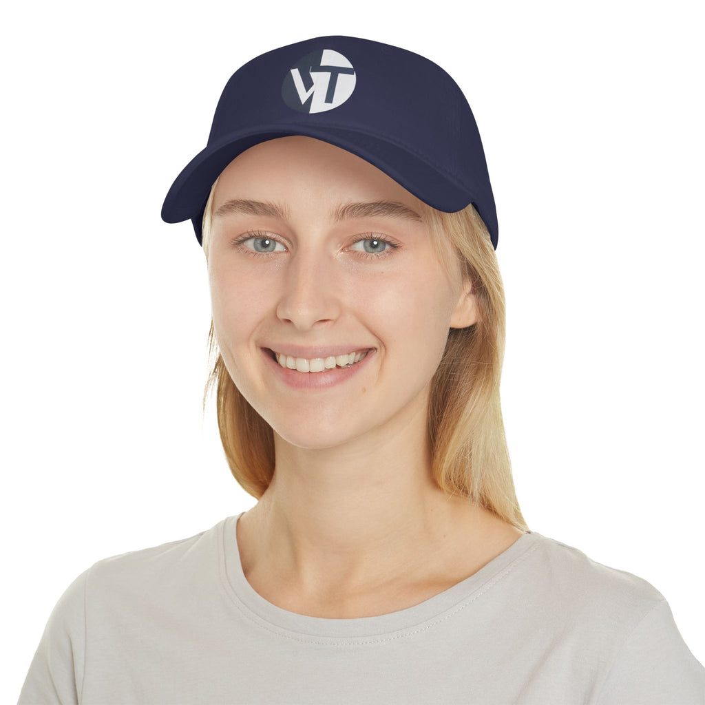 VT Monogram Low Profile Baseball Cap — Minimalist Logo Hat