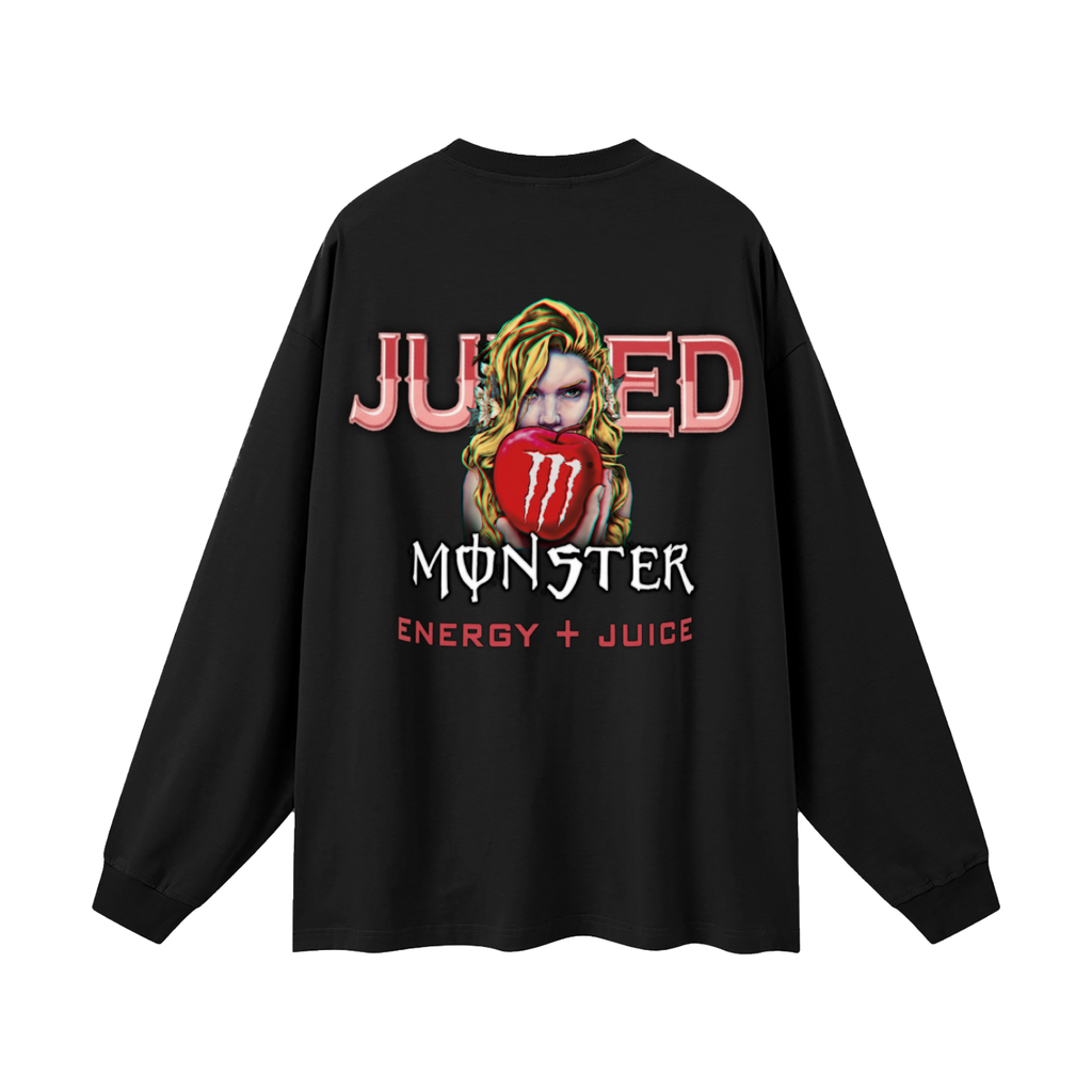 Bad Apple Monster Energy Long Sleeve T-Shirt – Unisex Graphic Tee | Streetwear Style
