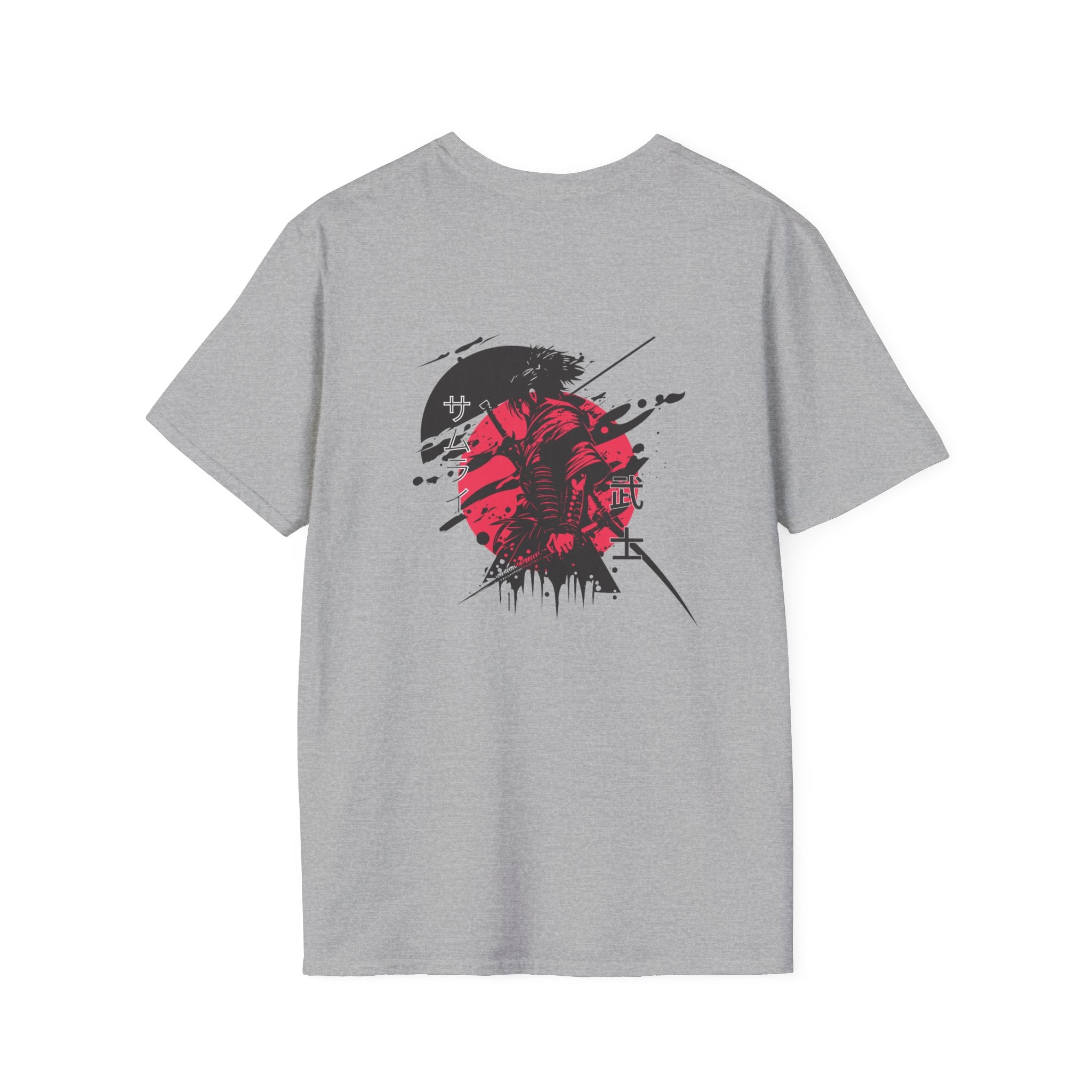 Graphic T-Shirt — Red Sun Samurai Back Print