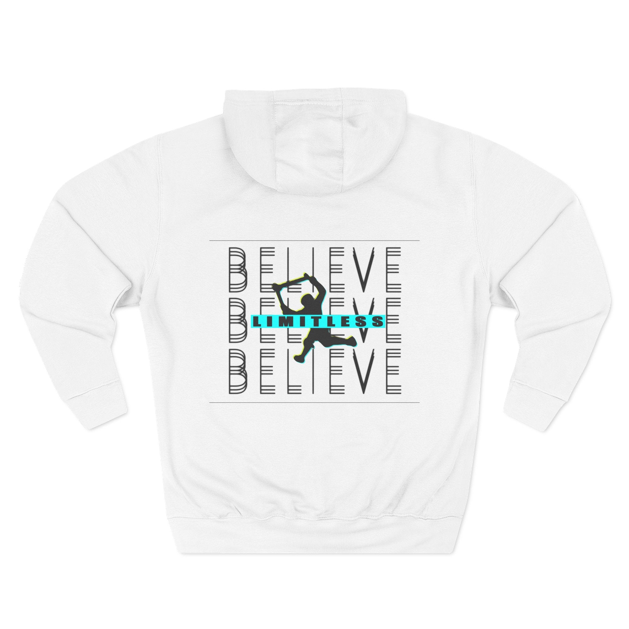 Believe Limitless Hoodie — Motivational Athletic Fleece Pullover