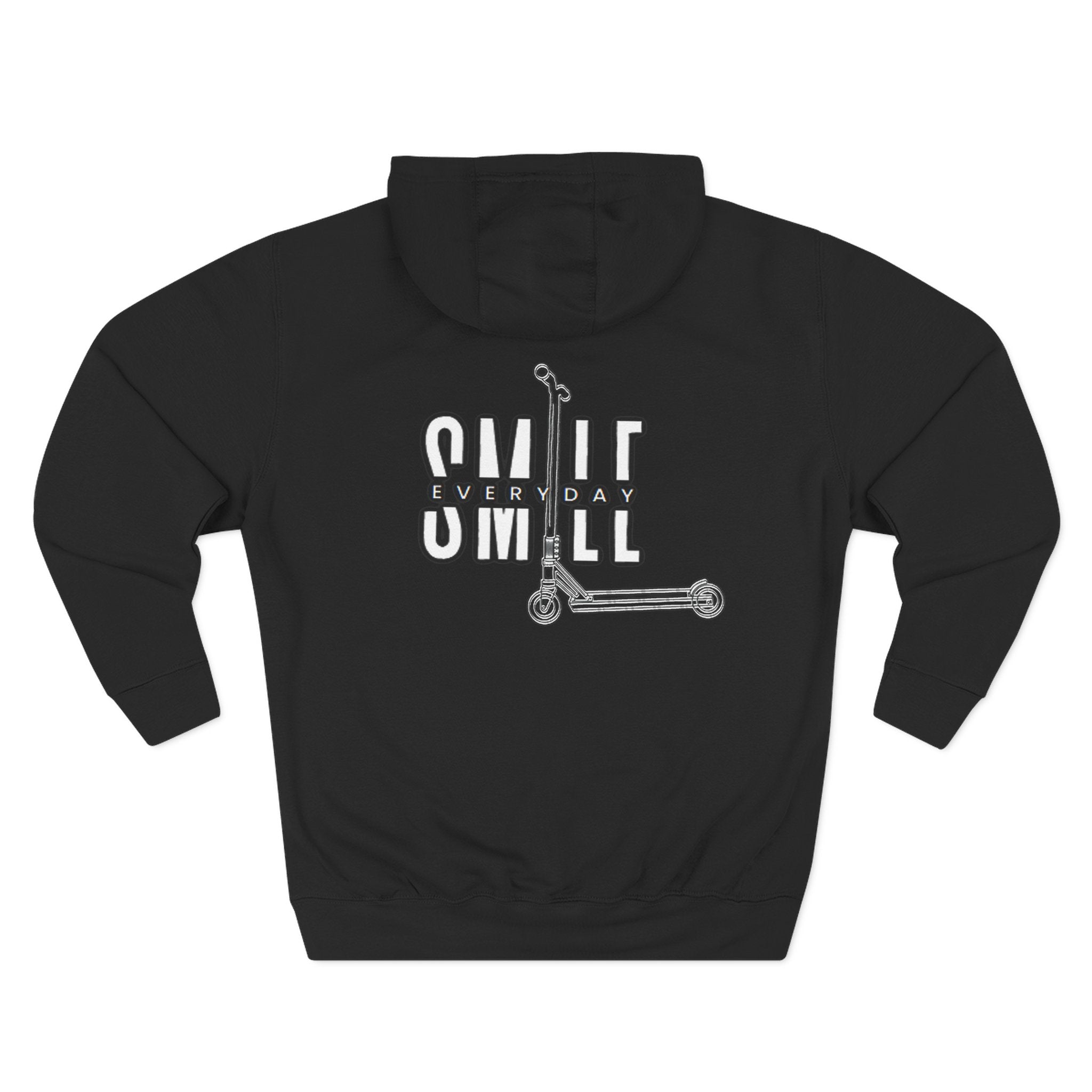 Everyday Smile Fleece Hoodie - Cozy and Stylish Sweatshirt for Scooter Lovers