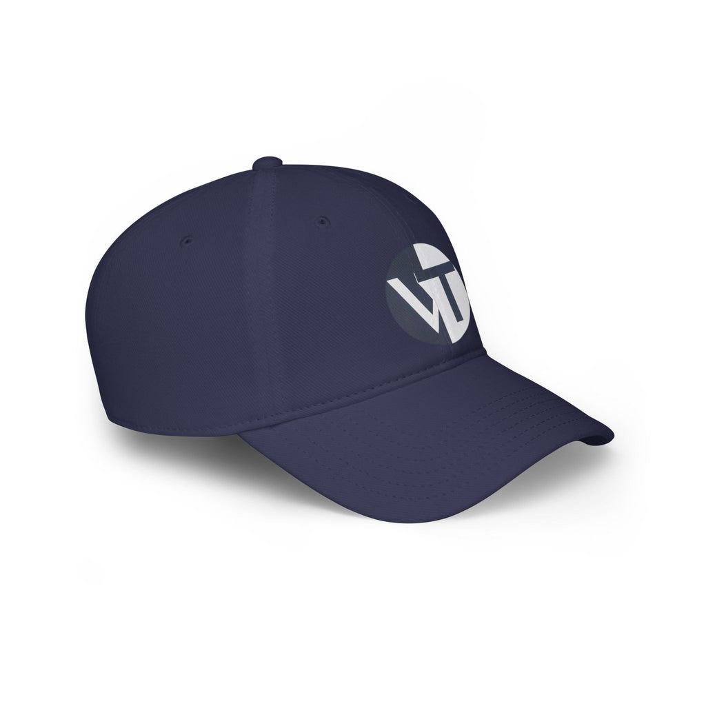 VT Monogram Low Profile Baseball Cap — Minimalist Logo Hat
