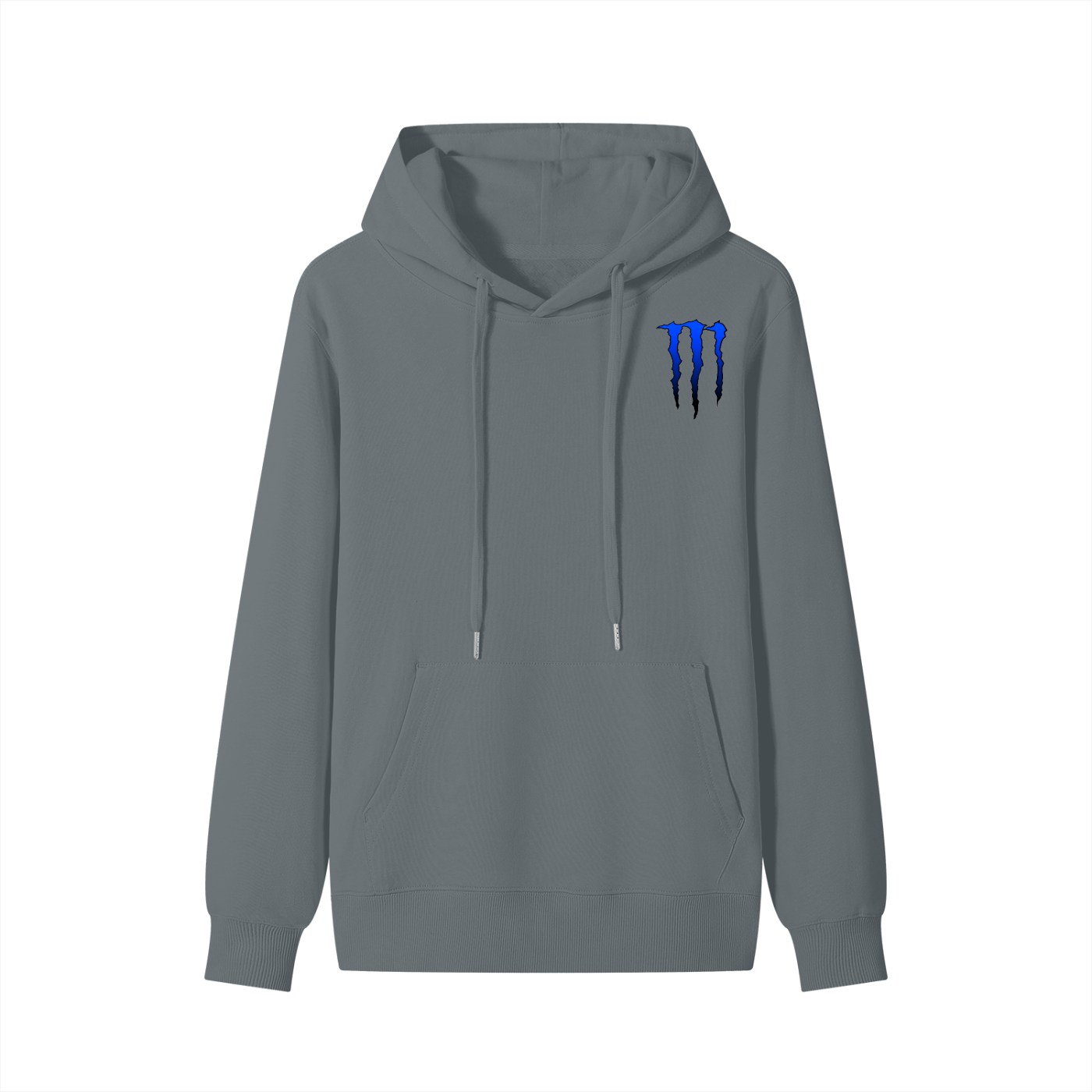 BAD APPLE Monster energy Hoodie Blue Classic Unisex Cotton Hoodie