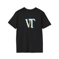 Stylish Unisex Softstyle T-Shirt with Bold VT Design, Casual Wear, Graphic Tee, Streetwear, Gift for Friends