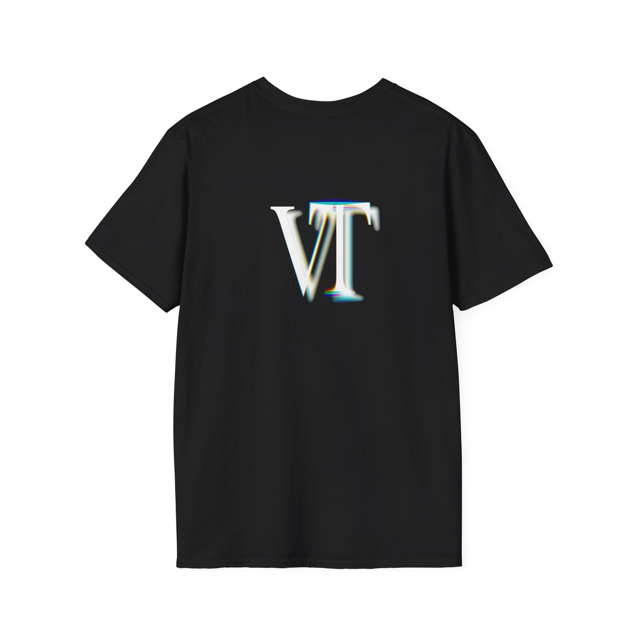 Stylish Unisex Softstyle T-Shirt with Bold VT Design, Casual Wear, Graphic Tee, Streetwear, Gift for Friends