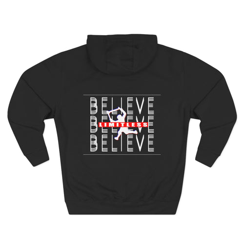 Believe Limitless Hoodie — Motivational Athletic Fleece Pullover