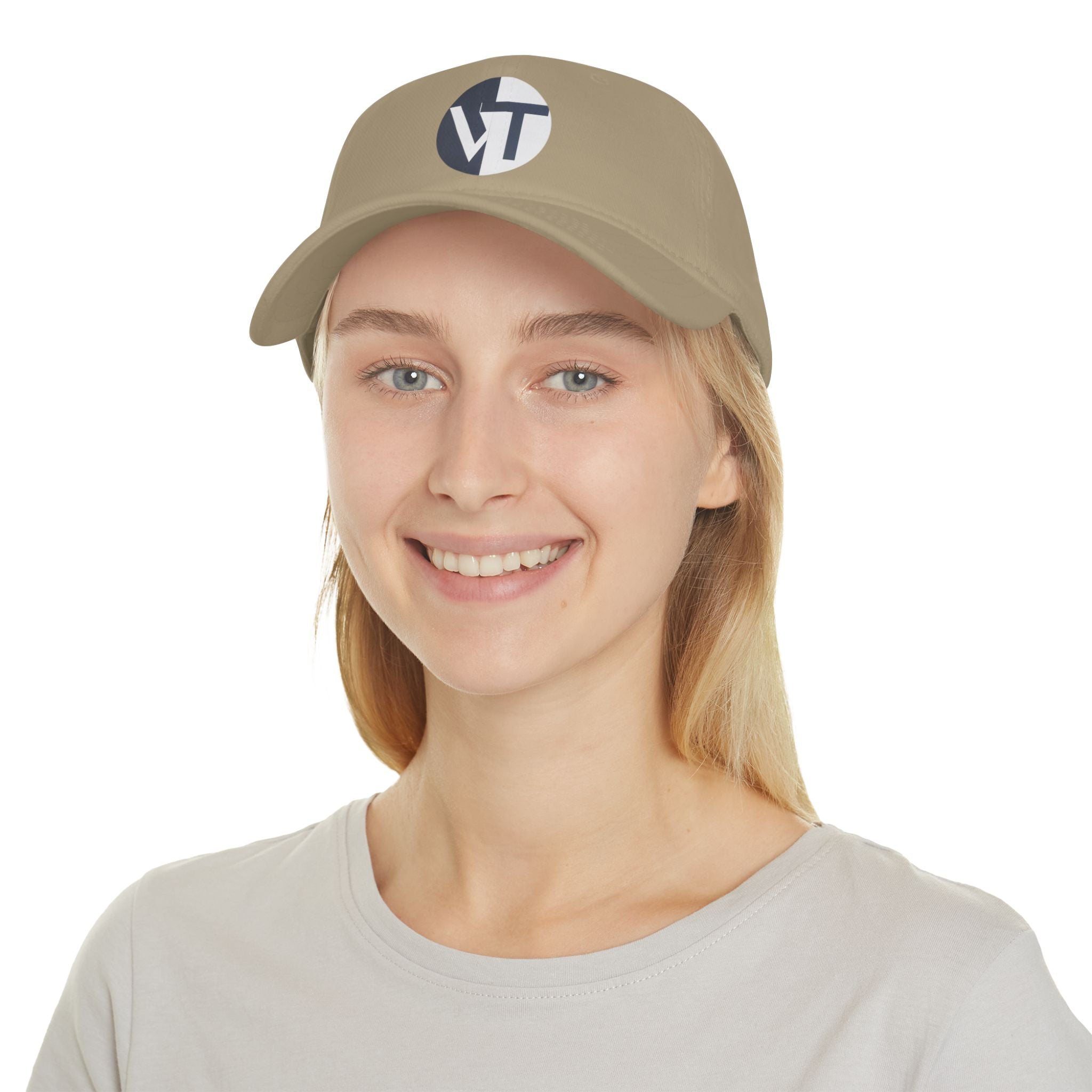 VT Monogram Low Profile Baseball Cap — Minimalist Logo Hat