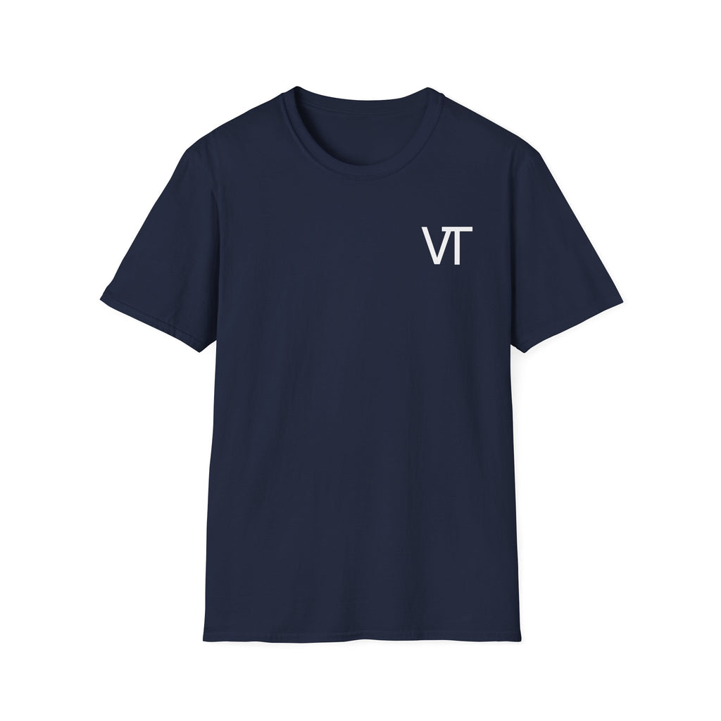 Unisex Softstyle T-Shirt with VT Design - Casual Graphic Tee for Everyday Wear, Gift, Summer Style, Trendy Apparel