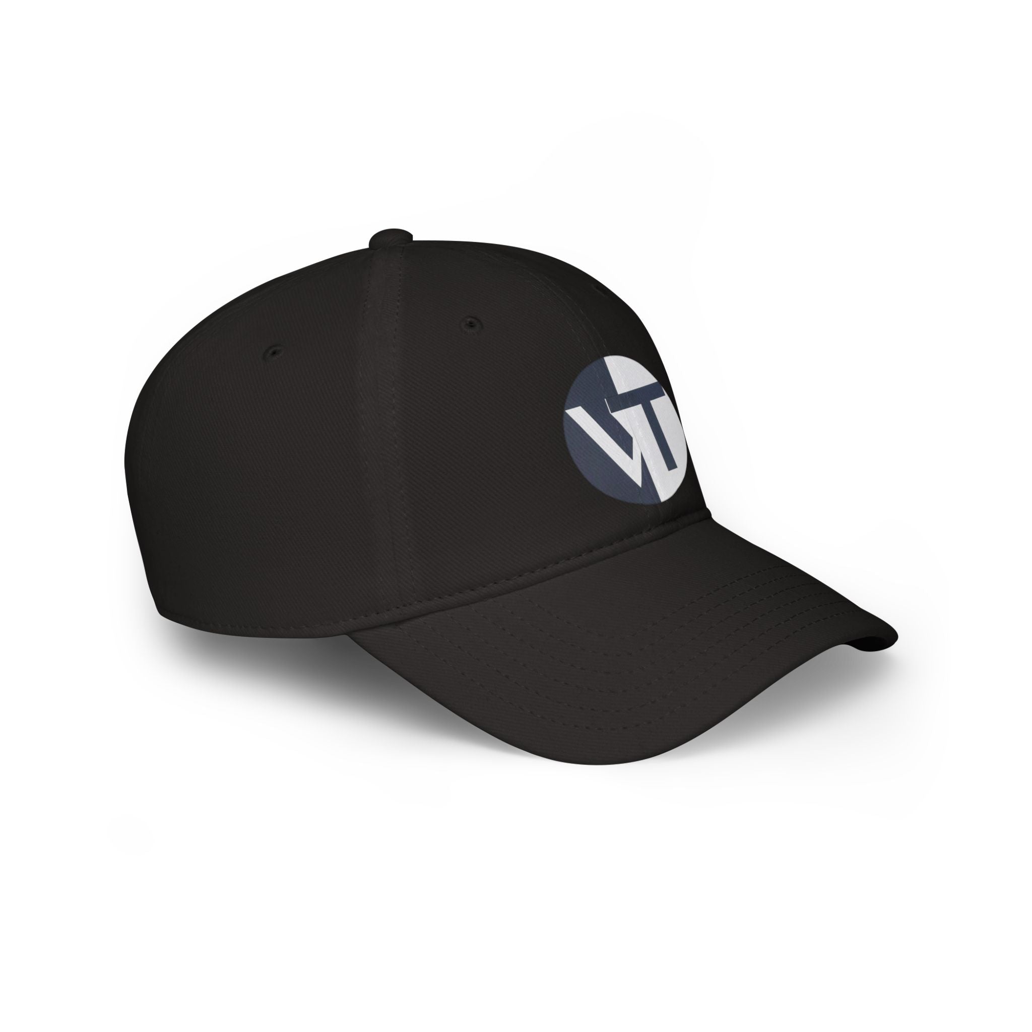 VT Monogram Low Profile Baseball Cap — Minimalist Logo Hat