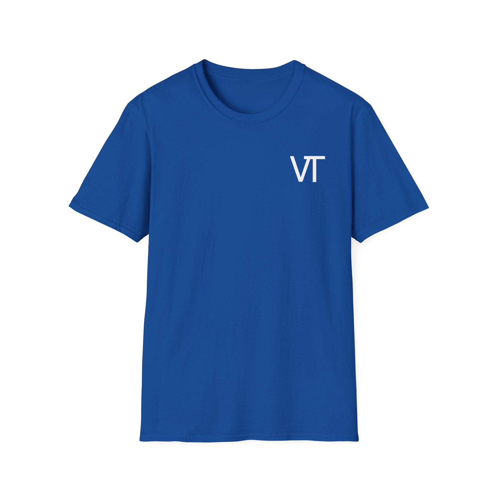 Unisex Softstyle T-Shirt with VT Design - Casual Graphic Tee for Everyday Wear, Gift, Summer Style, Trendy Apparel