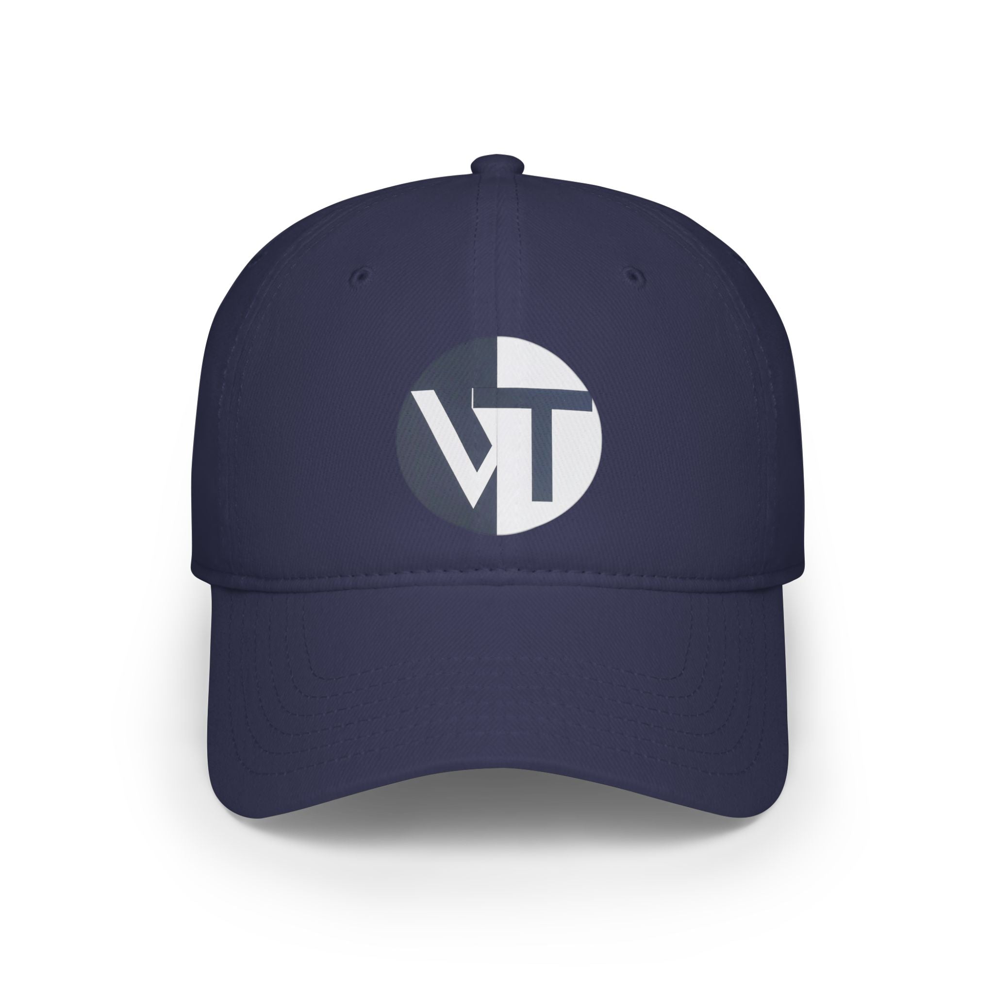 VT Monogram Low Profile Baseball Cap — Minimalist Logo Hat