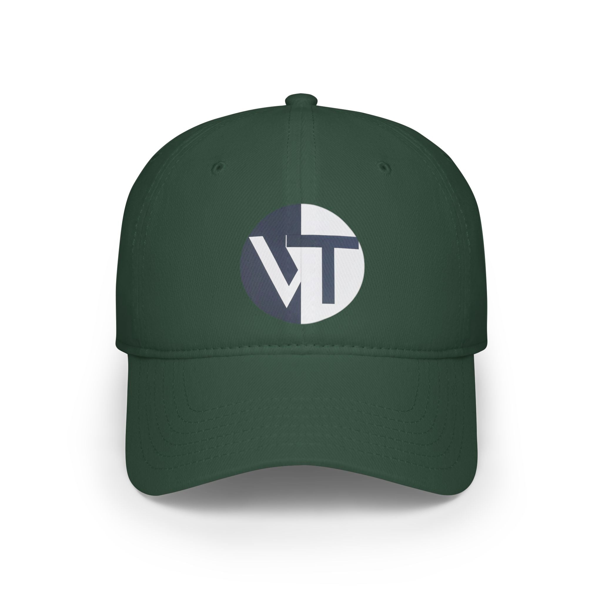 VT Monogram Low Profile Baseball Cap — Minimalist Logo Hat